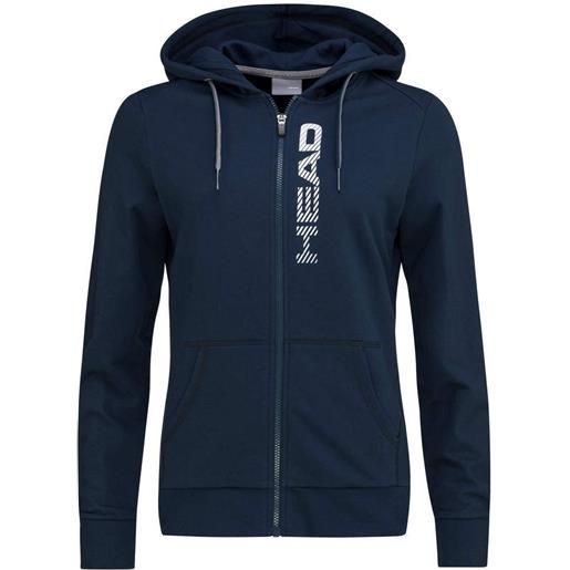 Head felpa da tennis da donna Head club greta hoodie fz w - dark blue