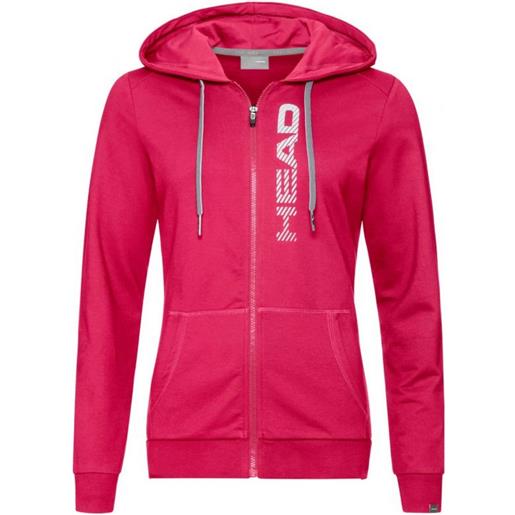 Head felpa da tennis da donna Head club greta hoodie fz w - magenta