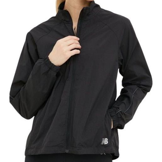 New Balance giacca da tennis da donna New Balance impact light pack jacket - black