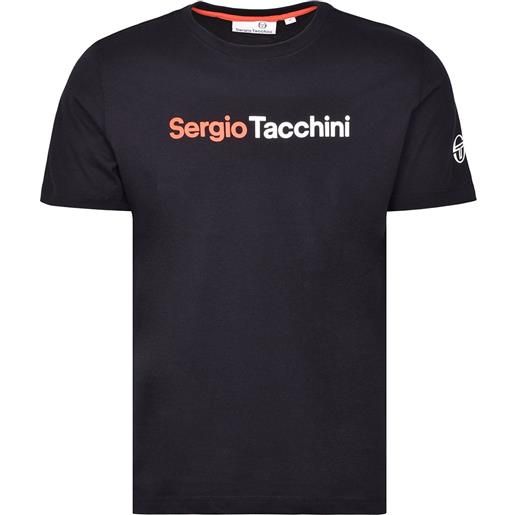 Sergio Tacchini t-shirt da uomo Sergio Tacchini robin t-shirt - black/orange