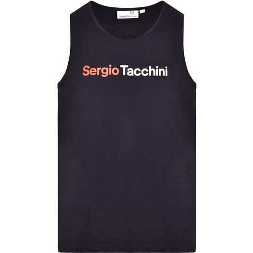 Sergio Tacchini t-shirt da uomo Sergio Tacchini robin tank - black/orange