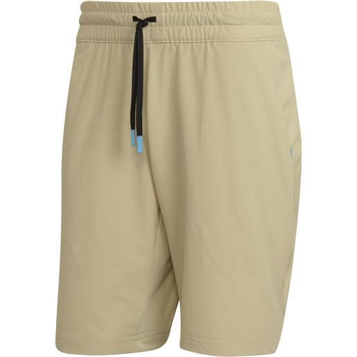 Adidas pantaloncini da tennis da uomo Adidas ergo tennis shorts 7" m - sandy beige