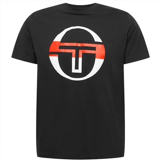 Sergio Tacchini maglietta per ragazzi Sergio Tacchini iberis jr t-shirt - black/orange