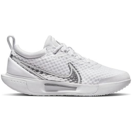 Nike scarpe da tennis da donna Nike zoom court pro - white/metalic silver