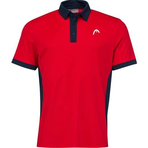 Head polo da tennis da uomo Head slice polo shirt m - red/dark blue