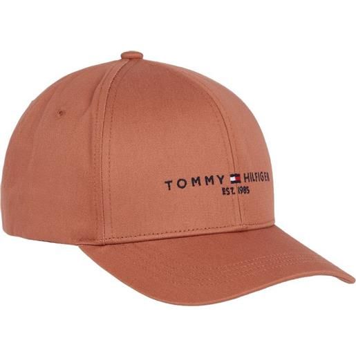 Tommy Hilfiger berretto da tennis Tommy Hilfiger essential flag cap man - dark russet