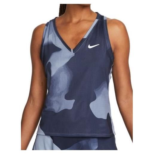 Nike top da tennis da donna Nike court dri-fit victory tank - ashen slate/white