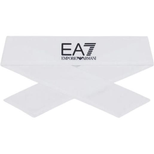 EA7 bandana da tennis EA7 tennis pro headband - white/black