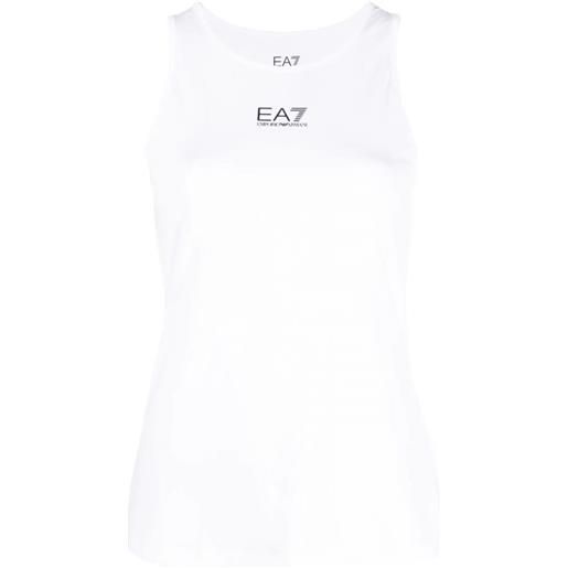 EA7 top da tennis da donna EA7 women jersey tank - white