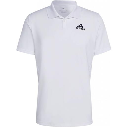 Adidas polo da tennis da uomo Adidas club pique polo - white/black