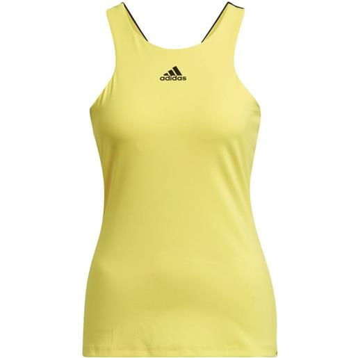 Adidas top da tennis da donna Adidas y-tank w - beam yellow/black