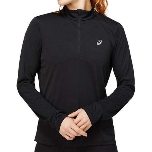 Asics maglietta da tennis da donna (a maniche lunghe) Asics core long sleeve 1/2 zip top w - performence black