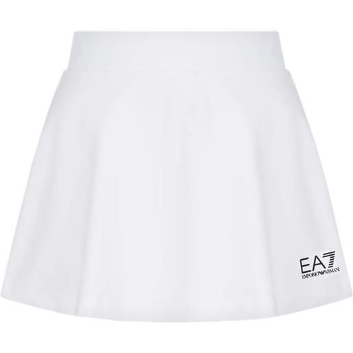 EA7 gonna da tennis da donna EA7 woman jersey miniskirt - white