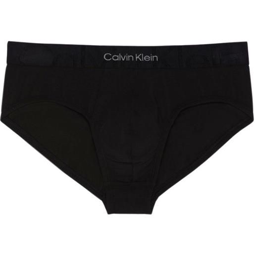 Calvin Klein boxer sportivi da uomo Calvin Klein embossed icon hip brief 1p - black