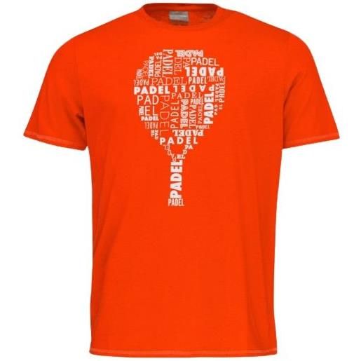 Head maglietta per ragazzi Head padel typo t-shirt jr - tangerine