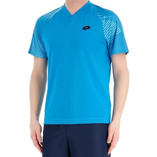 Lotto polo da tennis da uomo Lotto paddle polo - blue ego