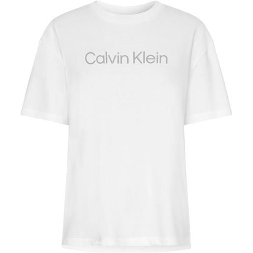 Calvin Klein maglietta donna Calvin Klein ss boyfriend t- shirt - bright white