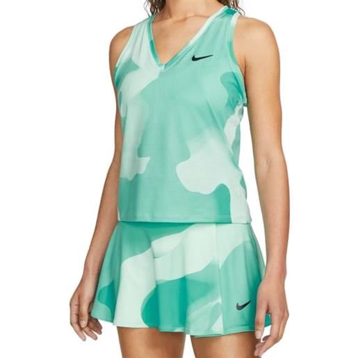 Nike top da tennis da donna Nike court dri-fit victory tank - mint foam/black