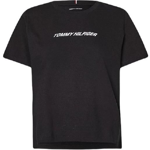 Tommy Hilfiger maglietta donna Tommy Hilfiger performance mesh tee - black