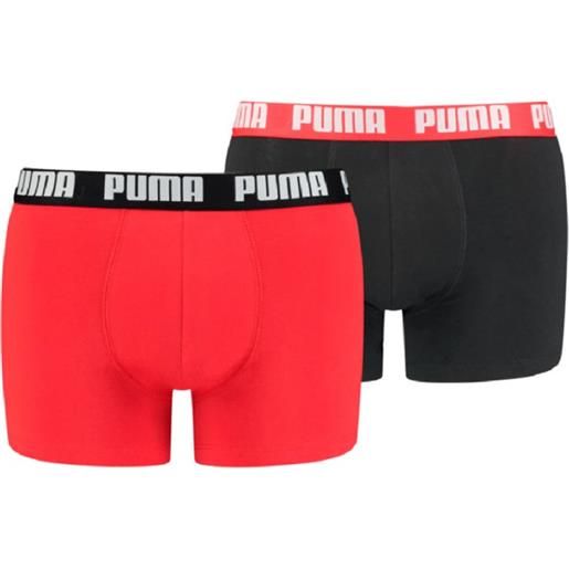 Puma boxer sportivi da uomo Puma basic boxer 2p - red/black