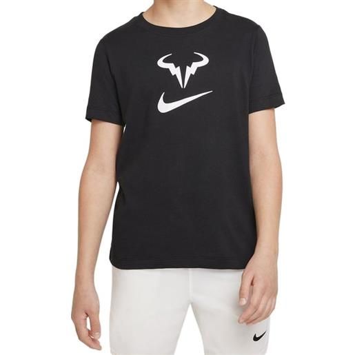 Nike maglietta per ragazzi Nike court dri-fit tee rafa - black