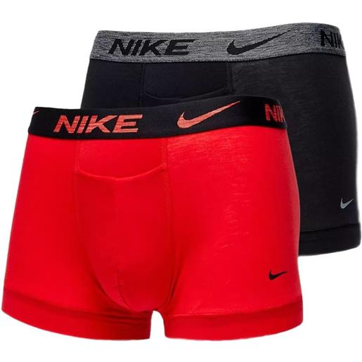 Nike boxer sportivi da uomo Nike everyday dri-fit re. Luxe trunk 2p - university red/black