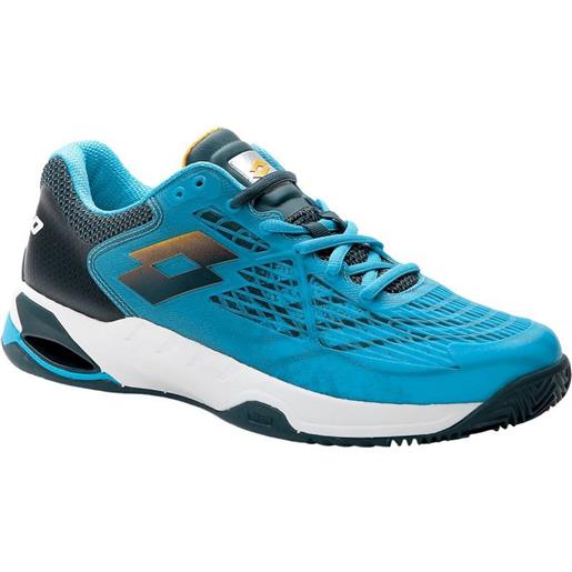 Lotto scarpe da tennis da uomo Lotto mirage 100 clay - blue ocean/saffron/navy blue