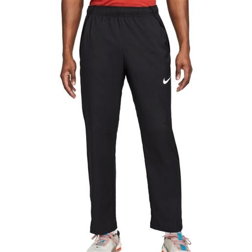 Nike pantaloni da tennis da uomo Nike dri-fit woven team training trousers m - black/black/white