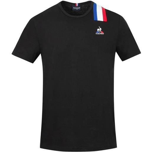 Le Coq Sportif t-shirt da uomo Le Coq Sportif tri tee ss no. 1 m - black