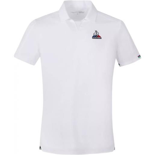 Le Coq Sportif polo da tennis da uomo Le Coq Sportif tennis pro polo ss no. 1 m - new optical white