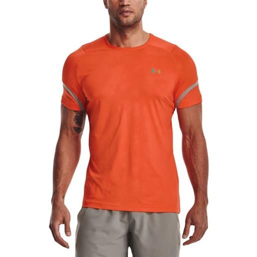 Under Armour t-shirt da uomo Under Armour rush emboss short sleeve - papaya/pewter