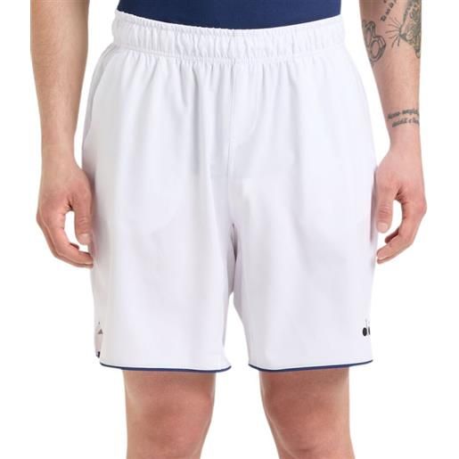 Diadora pantaloncini da tennis da uomo Diadora core bermuda - optical white