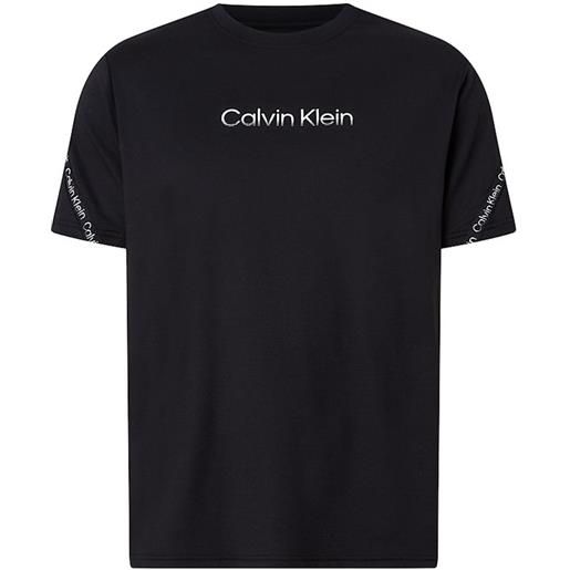 Calvin Klein t-shirt da uomo Calvin Klein pw ss t-shirt - black beauty