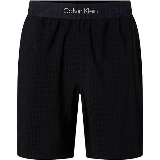 Calvin Klein pantaloncini da tennis da uomo Calvin Klein wo 7" woven short - black beauty