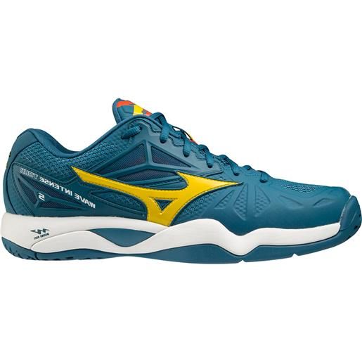 Mizuno scarpe da tennis da uomo Mizuno wave intense tour 5 ac - moroccan blue/high visibility/white