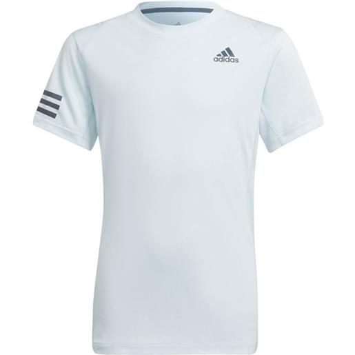 Adidas maglietta per ragazzi Adidas b club 3 stripes tee - almost blue