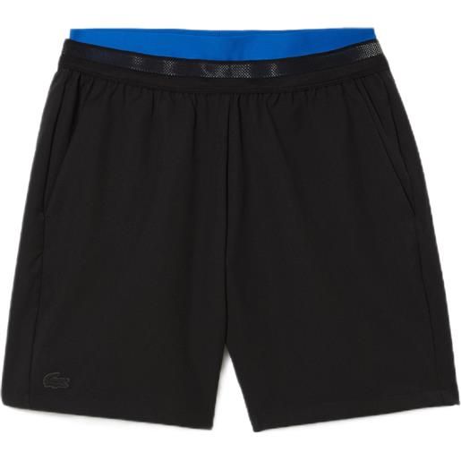 Lacoste pantaloncini da tennis da uomo Lacoste men's sport built-in liner 3-in-1 shorts - black/blue