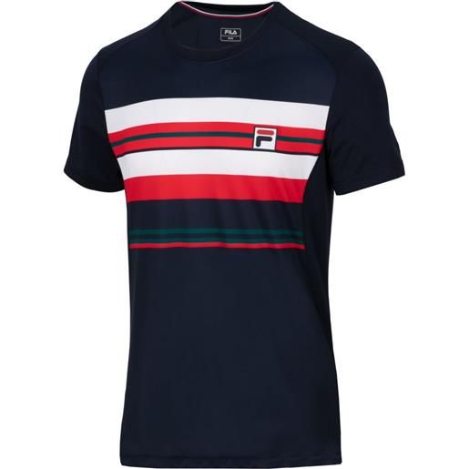 Fila t-shirt da uomo Fila t-shirt sean - fila navy/white/fila red stripe