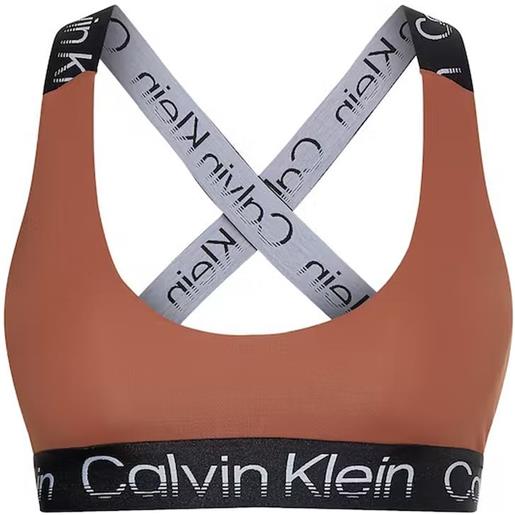 Calvin Klein reggiseno Calvin Klein wo medium support sports bra - russet