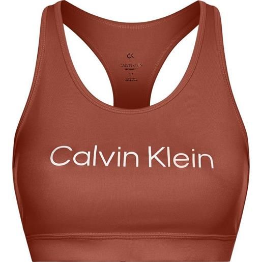 Calvin Klein reggiseno Calvin Klein medium support sports bra - russet