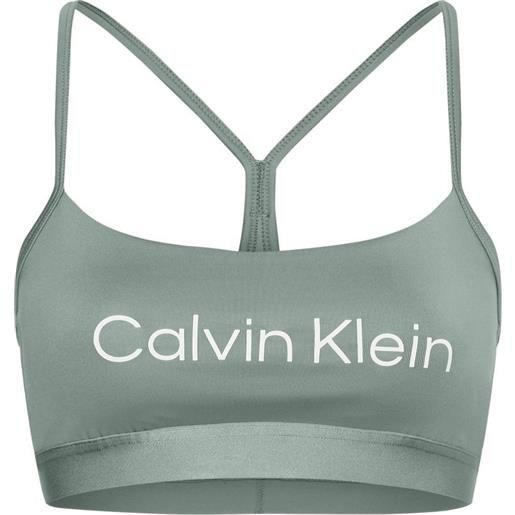 Calvin Klein reggiseno Calvin Klein low support sports bra - jadeite