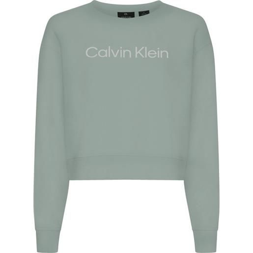 Calvin Klein felpa da tennis da donna Calvin Klein pw pullover - jadeite
