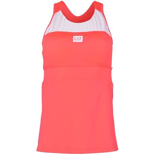 EA7 top da tennis da donna EA7 women jersey tank - diva pink