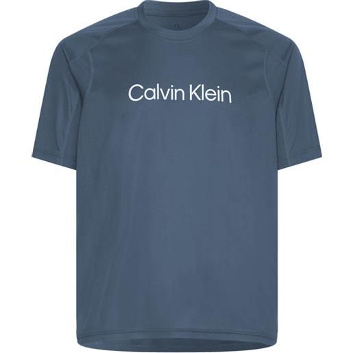 Calvin Klein t-shirt da uomo Calvin Klein ss t-shirt - dark slate