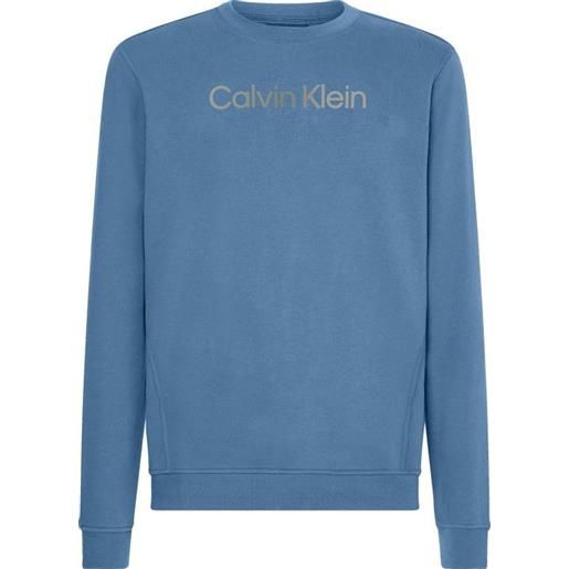 Calvin Klein felpa da tennis da uomo Calvin Klein pw pullover - copen blue