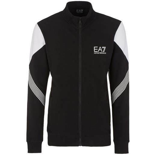 EA7 felpa da tennis da uomo EA7 man jersey sweatshirt - black