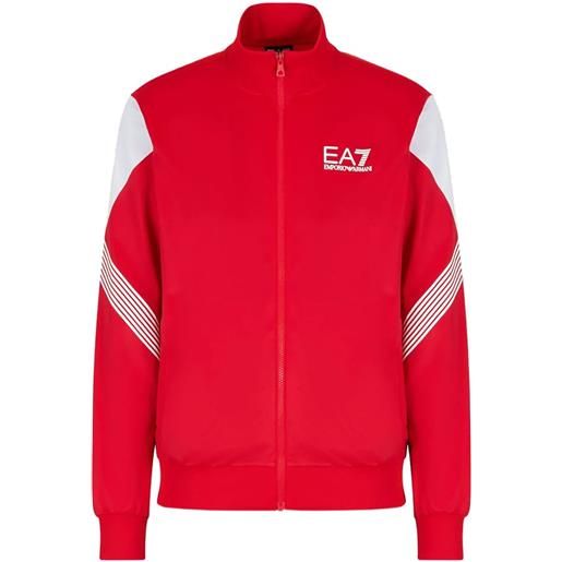 EA7 felpa da tennis da uomo EA7 man jersey sweatshirt - racing red