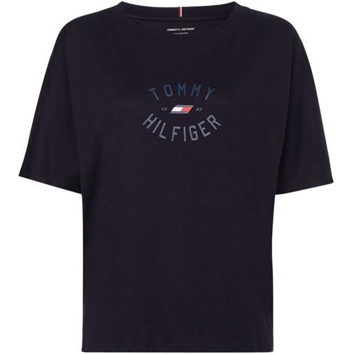 Tommy Hilfiger maglietta donna Tommy Hilfiger relaxed graphic tee - desert sky