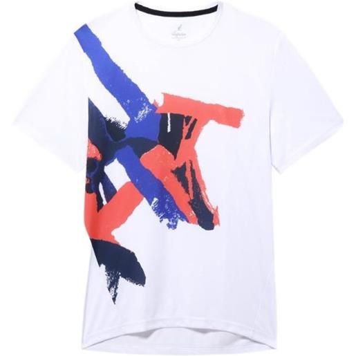 Australian t-shirt da uomo Australian ace t-shirt with sublimation - bianco/altro colore