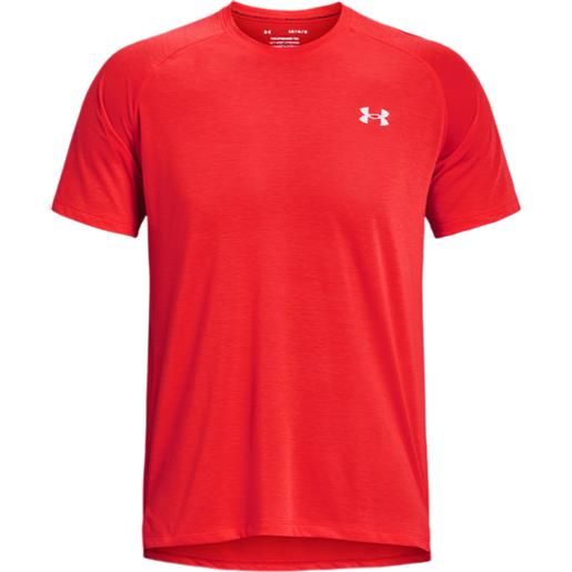 Under Armour t-shirt da uomo Under Armour men's streaker run short sleeve - radio red/reflective